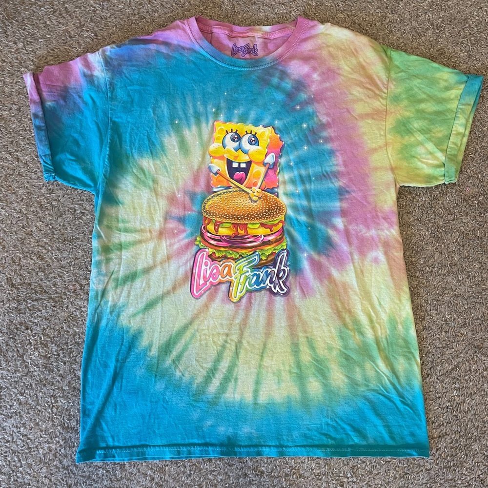 Lisa Frank x SpongeBob XL t-shirt.